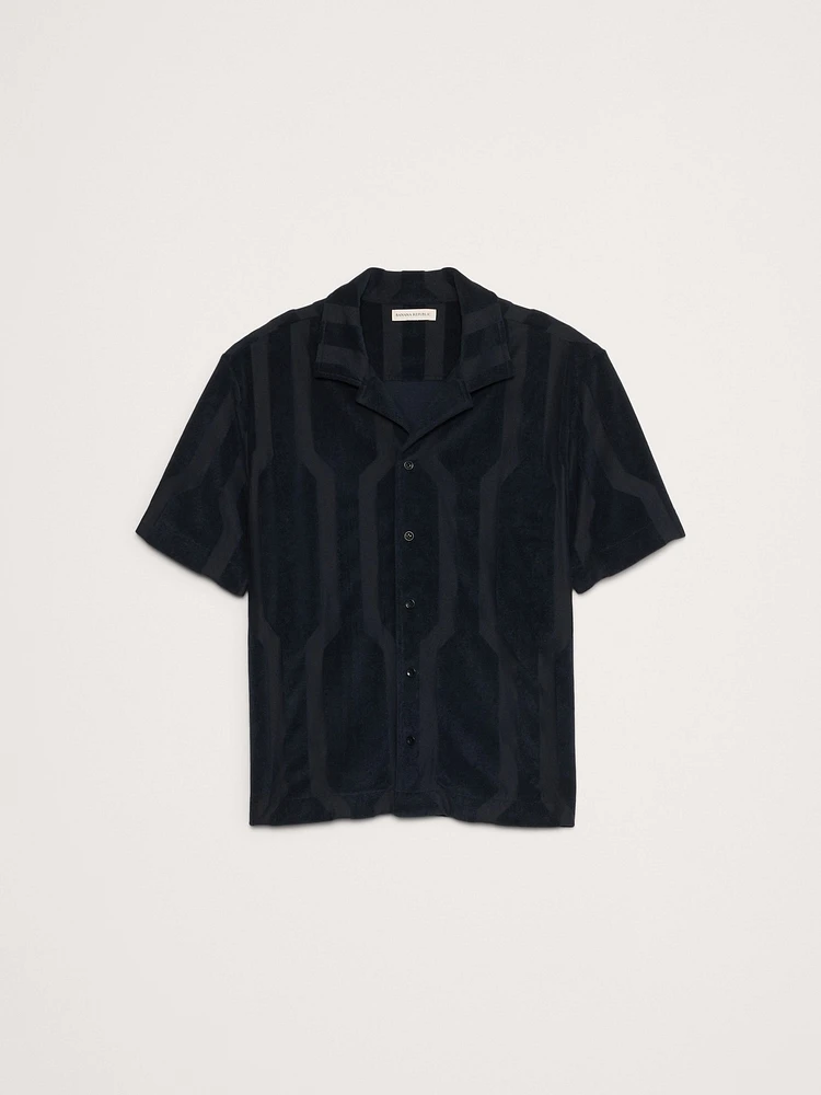 Textured Terry Resort Shirt