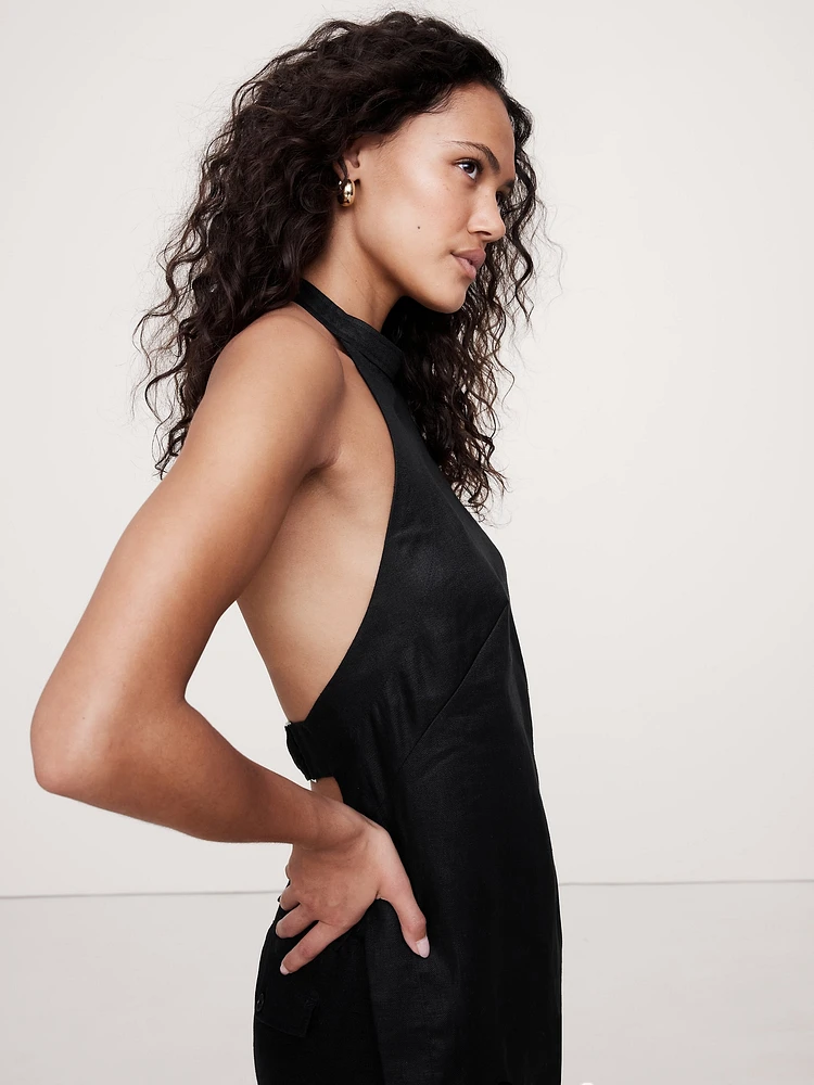 Linen Open-Back Tunic