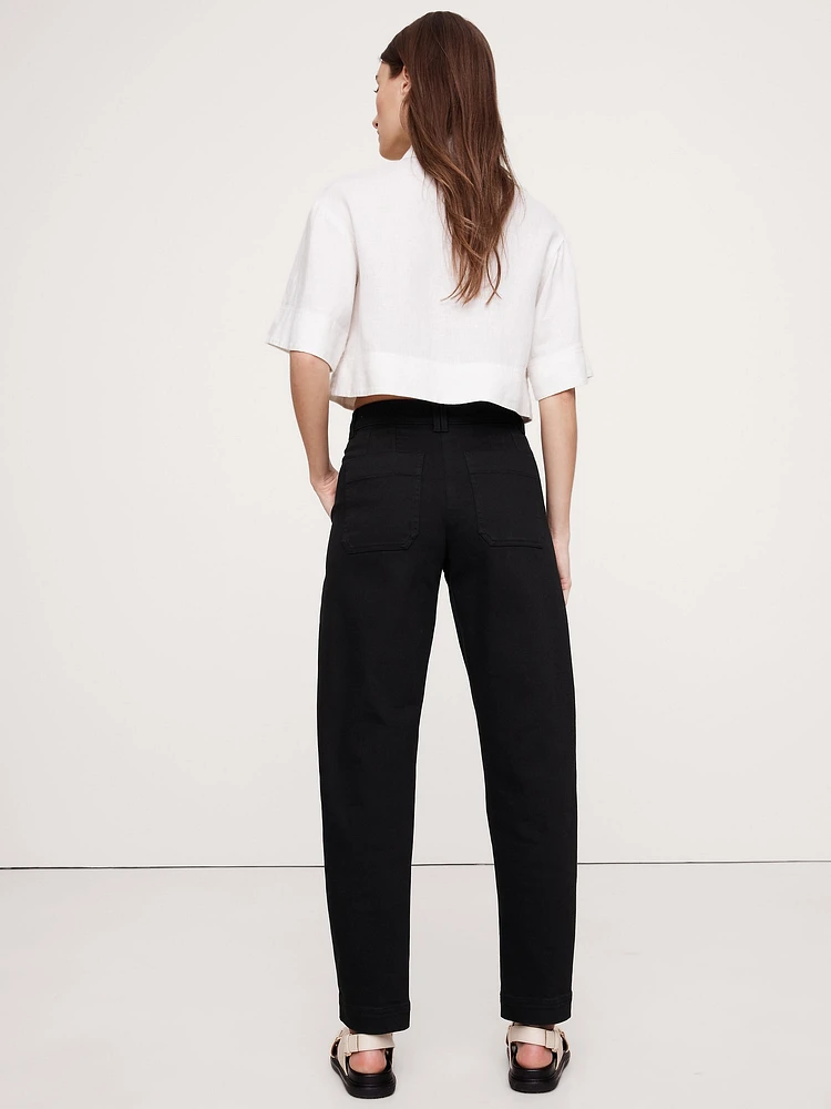 The Weekender Slim Barrel-Leg Pant