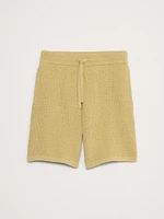 8" Crochet Cotton Pull-On Short