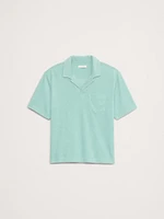 Ribbed Terry Polo