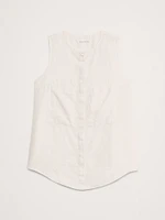 Linen Sleeveless Tunic