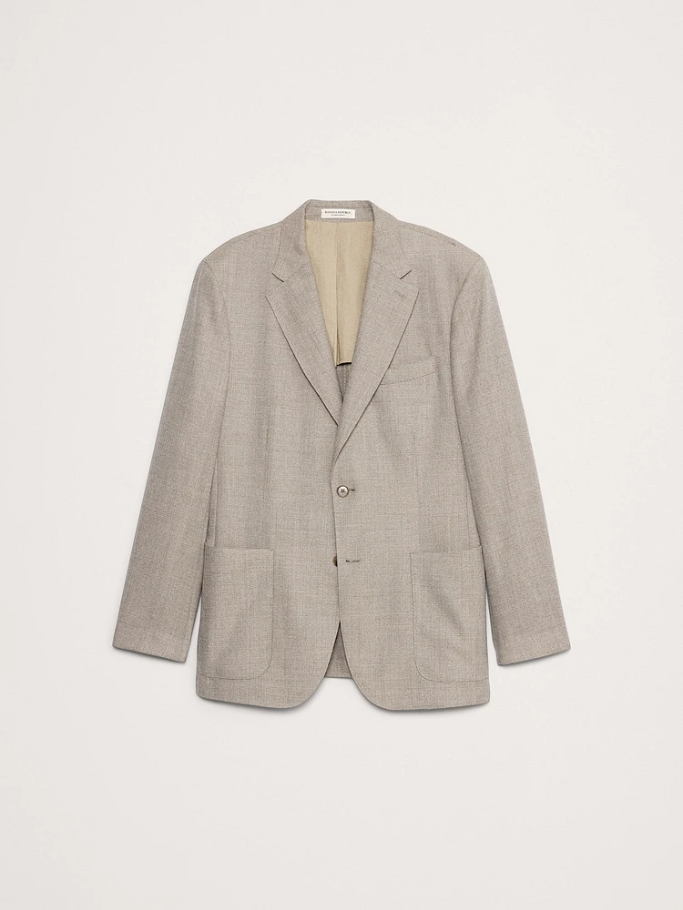 Italian Wool Ventile Suit Jacket