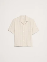 Waffle Cotton Resort Shirt