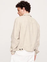 Linen-Cotton Mechanic's Jacket