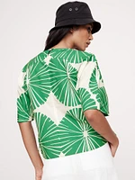 Cotton Poplin Trapeze Top