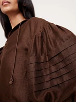 Linen Peasant Blouse