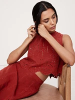 TENCEL™-Linen Eyelet Tank