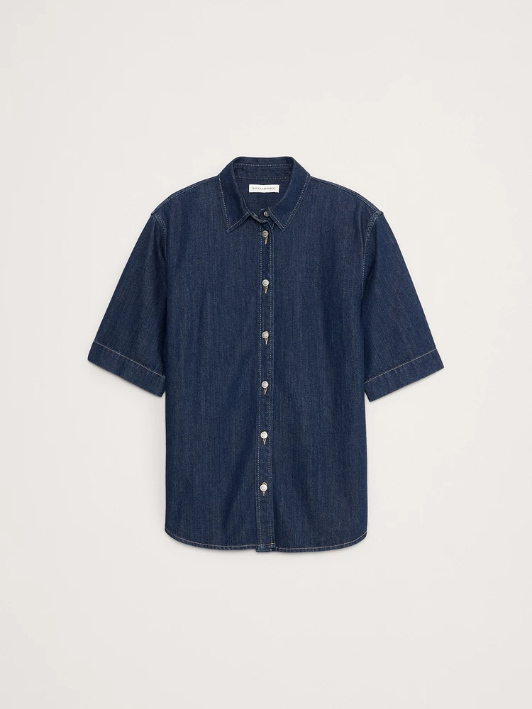 Denim Tunic Shirt