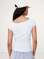 Refined Scoop-Neck T-Shirt