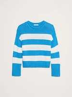 Oversized Cotton Roll-Neck Sweater