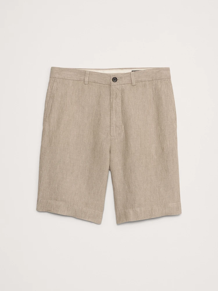 Lino 9" Linen Short