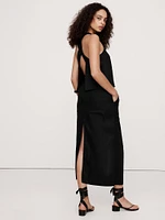 Linen Midi Skirt