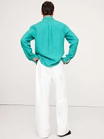 Slim-Fit Linen Shirt