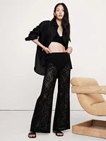 Flared Italian Lace Beach Pant