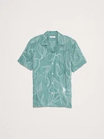 Standard-Fit Embroidered Resort Shirt