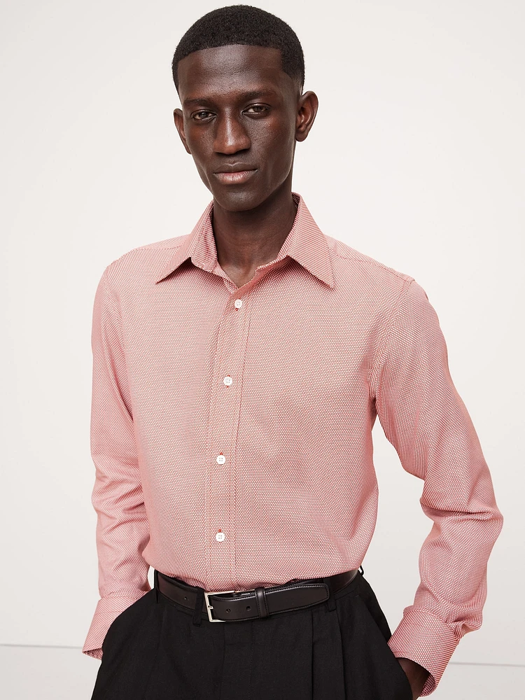 Slim-Fit Wrinkle-Resistant Dress Shirt