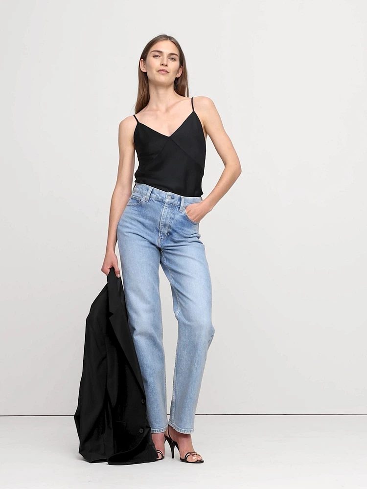 Strappy Viscose-Wool Tank