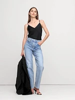 Strappy Viscose-Wool Tank