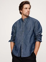 Relaxed-Fit Chambray Shirt