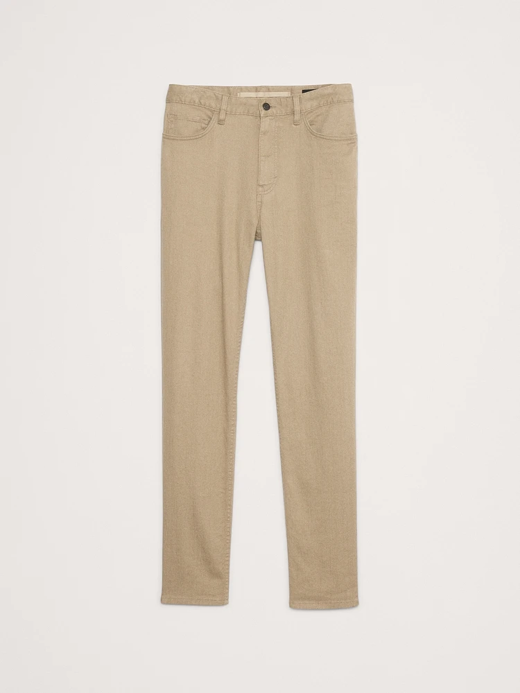 Slim Linen-Cotton Traveler Pant
