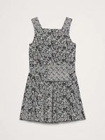 Cotton Poplin Mini Dress with Belt Bag
