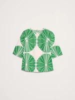 Cotton Poplin Trapeze Top