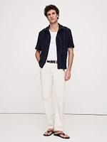 Textured Terry Resort Shirt