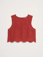 TENCEL™-Linen Eyelet Tank