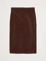 Cotton Crochet Mesh Skirt