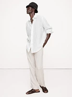 Relaxed-Fit Linen Shirt