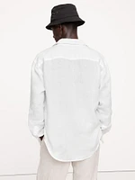 Relaxed-Fit Linen Shirt