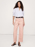 High-Rise Straight Cargo Jean