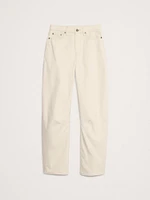 High-Rise Relaxed Barrel Ankle Jean