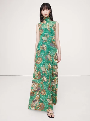 Mesh Maxi Dress