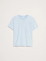 Boxy Sun-Faded Cotton Crew-Neck T-Shirt