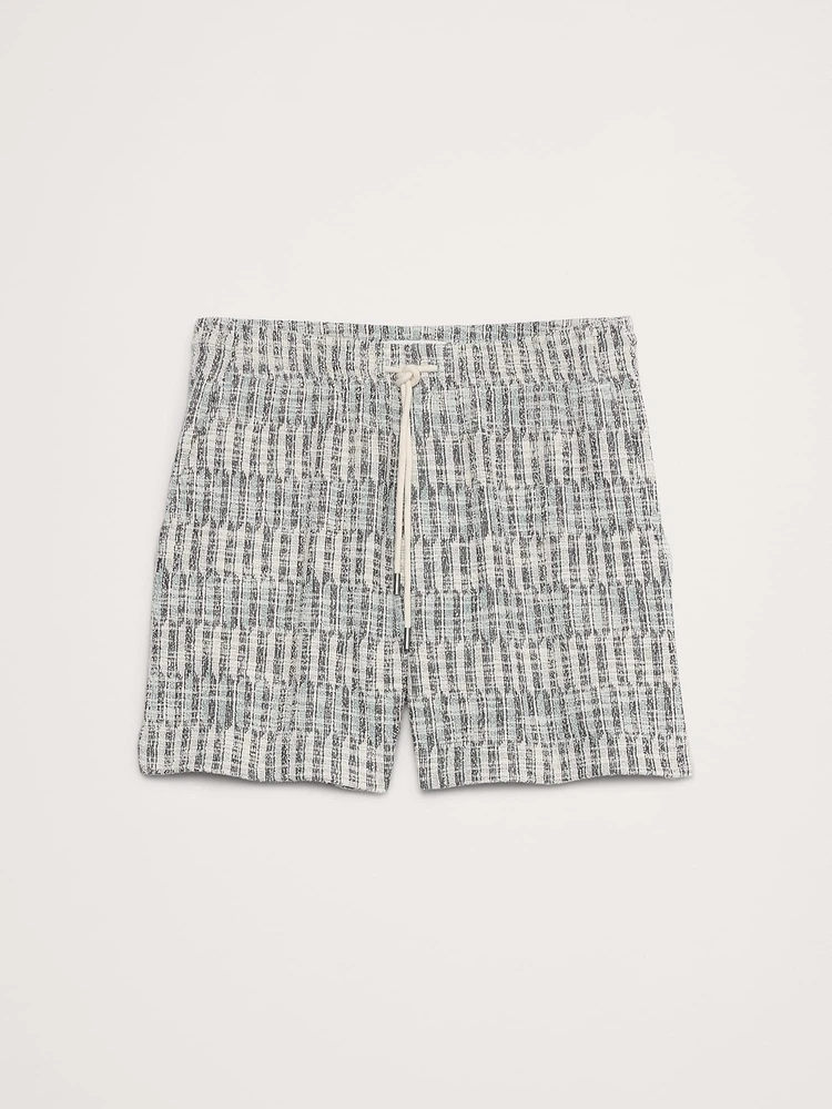5" Jacquard Knit Pull-On Short