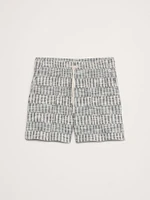5" Jacquard Knit Pull-On Short