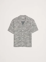 Jacquard Knit Resort Shirt