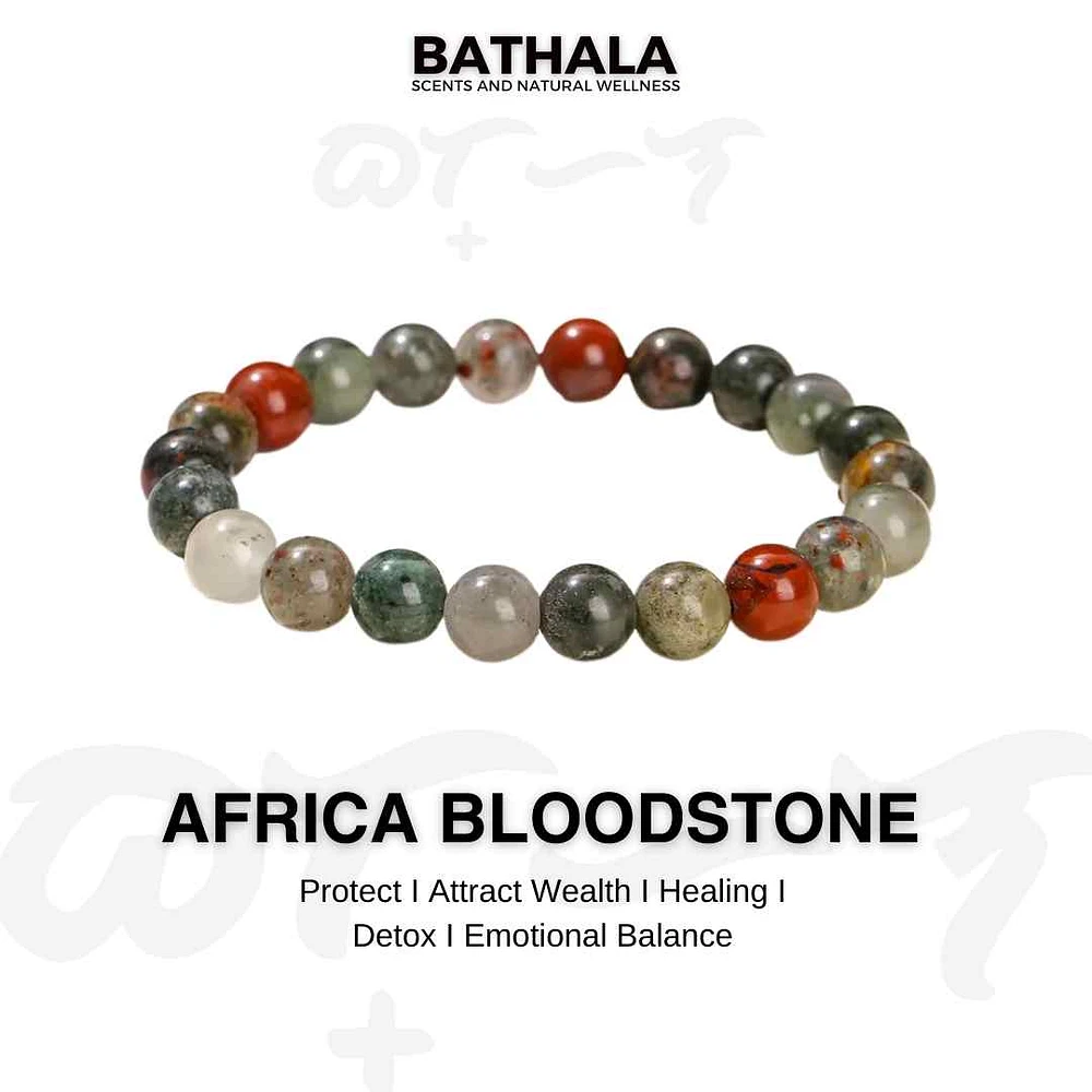 Africa Bloodstone I Protect Attract Wealth Healing Detox Emotional Balance