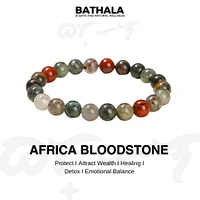 Africa Bloodstone I Protect Attract Wealth Healing Detox Emotional Balance