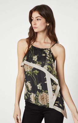 Top Pañuelo con Estampado "Jardín Floral"