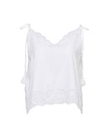 Blusa escote en V de encaje