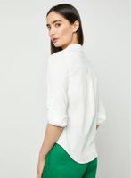 Blusa camisera con nudo