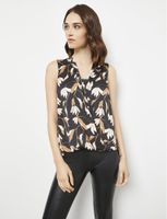 Blusa sin mangas floral