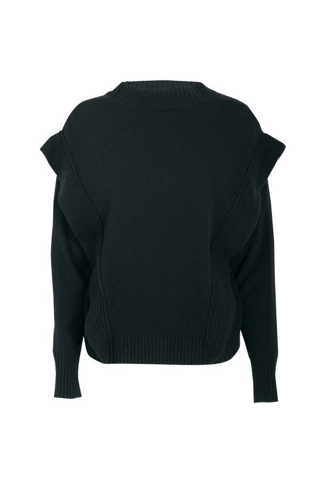 Suéter pullover con volantes