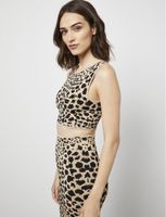 Crop Top Tejido Animal Print Renee