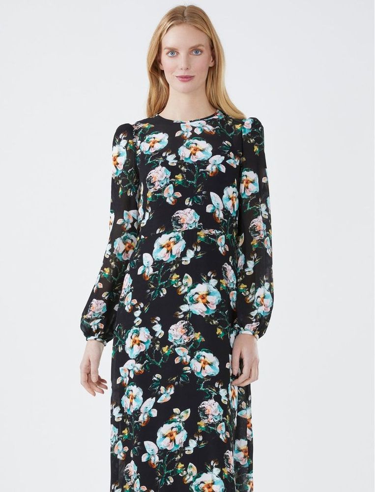 Vestido Midi Floral Claire