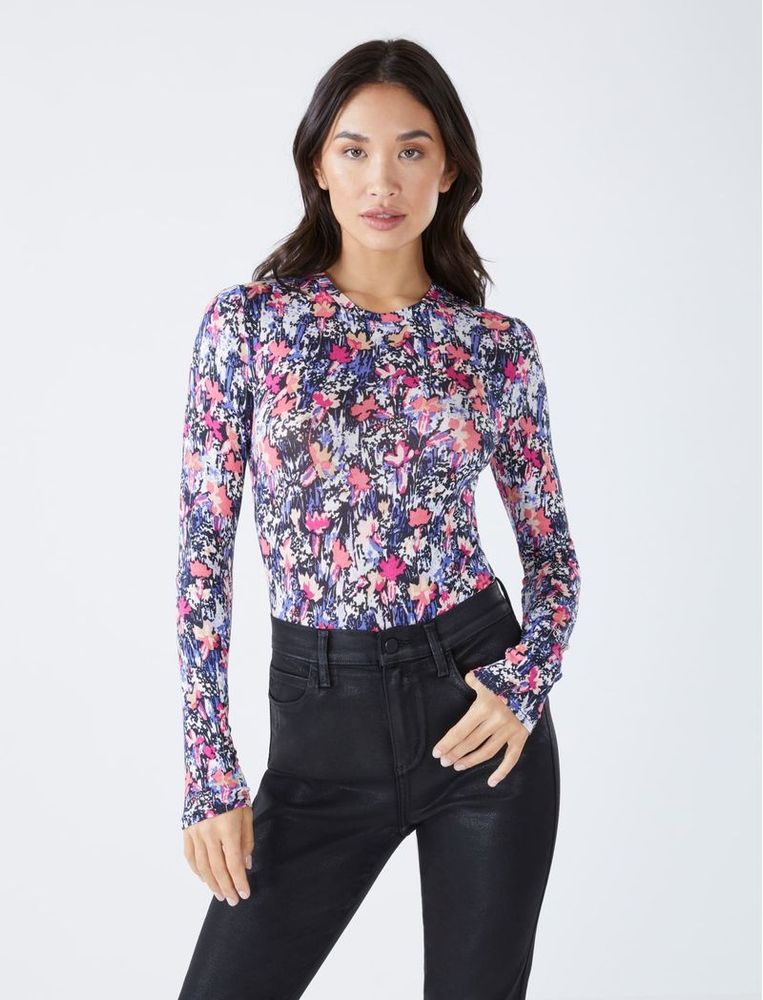 Blusa Manga Larga Estampado Floral