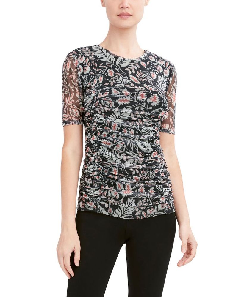 Camiseta Manga Corta Floral